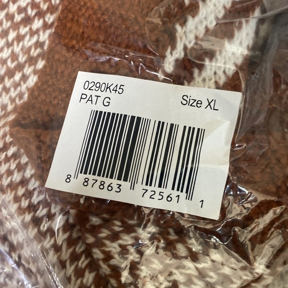 Fortune + Ivy New Cardigan Topper Long Sleeve Open Design Women’s Size XL Pat G - Picture 8 of 8